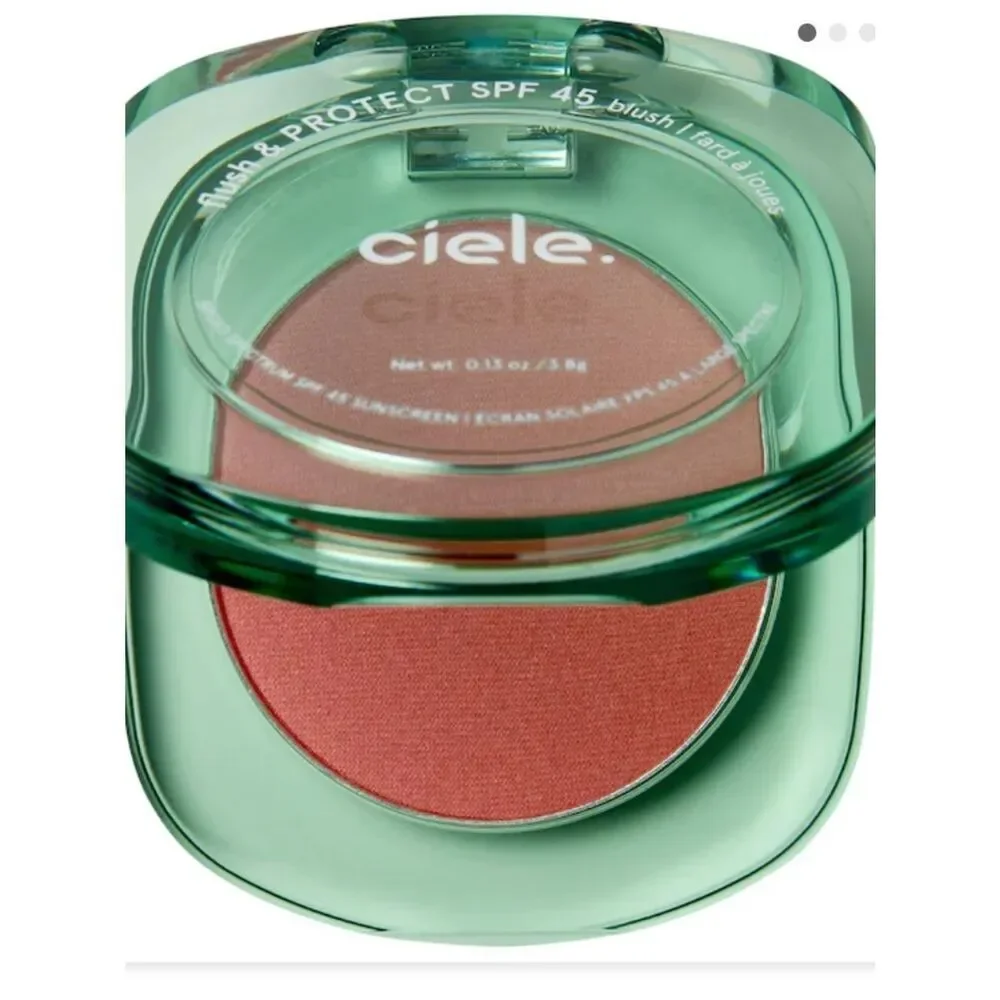 ciele flush & PROTECT SPF 45+ powder blush in Ruddy